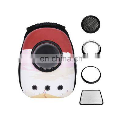 Manufacturer wholesale colorful comfortable breathable large space cat carrier backpack for cats and puppies