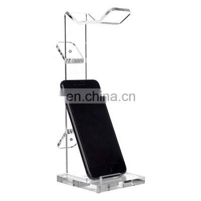 New Arrival Acrylic Headphone Stand Holder Headset Holder With Cable Organizer photo-4