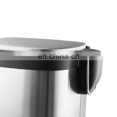Short Delivery Time Square Stainless Steel Waste Bin Foot Pedal Garbage Bin photo-3