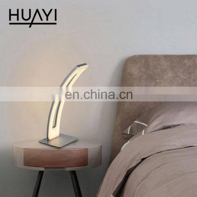 HUAYI Wholesale Cheap Price CE ROHS Certificate Indoor Bedroom Office Mobile LED Table Lamp