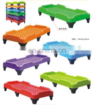 Cute Animal Colorful Cheap Stackable Plastic Children School Bed for Wholesale photo-4