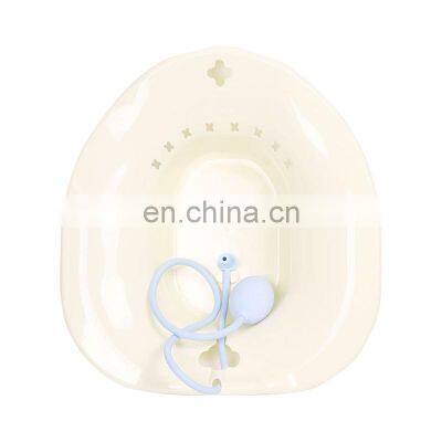 2021 Newest Safe Portable no Squat Squat-free Sitting Basin Steam Tub Healthy PP Toilet Chair Seat Bidet photo-4