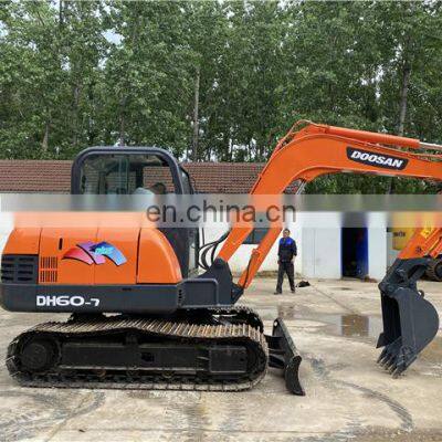 High quality mini doosan excavato dh60-7 , Doosan dh60 dh80 dh110 crawler excavator , Doosan digger for sale