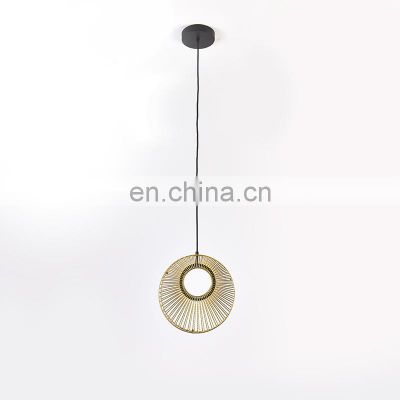 HUAYI Hanging Lamp Pendant Lighting Chandelier New Vintage Led Light Color Design Ceiling Fan Led Light