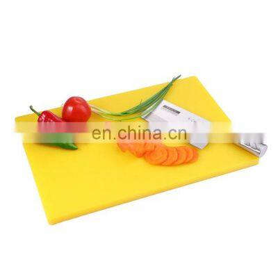 China supplier hot sale kitchen meat veggie chopping blocks fruit vegetable plastic pe black color cutting board