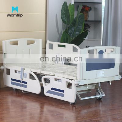 High Quality 5 Function Patient Medical Med Beds Foldable Adjustable Electric ICU Hospital Bed With Good Price