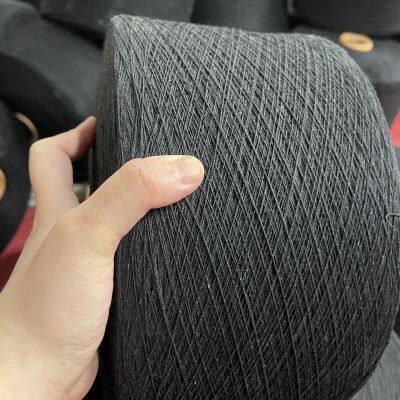 Ne6s Black 6 Cylindrical Tube 35% Poly & 65% Cotton Blended Yarn Gloves Yarn photo-3