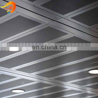 Wholesale Price Direct Sale Aluminum Expanded Metal Mesh for Decorative Ceiling With Frame