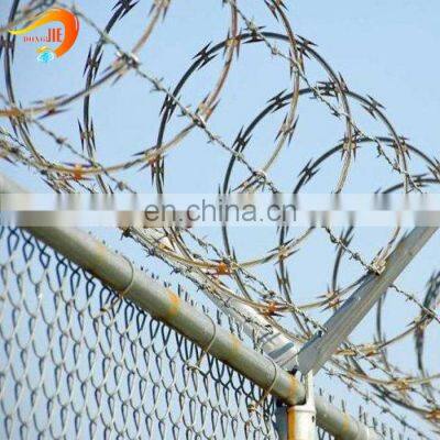 Hot Dip Galvanized Razor Blade Concertina Razor Barbed Wire Security Fencing photo-3
