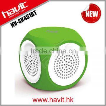 HV-SKC451 Private Dice-shaped Mini Bluetooth Speaker With FM photo-4