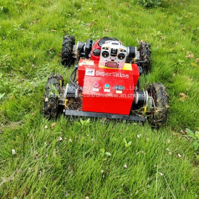 remote control slope mower, China industrial remote control lawn mower price, rc lawn mower for sale