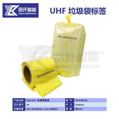 Smart tag UHF RFID 900MHz EPC GEN2 18000-6C 95x08mm Wet Inlay For Garbage Bag With RFID Label  For Sorted Waste Collection