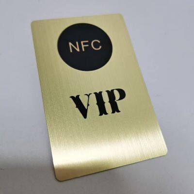 NFC Metal Business Card NFC Cards NTAG213/215/216 Rewritable Rfid Card photo-2