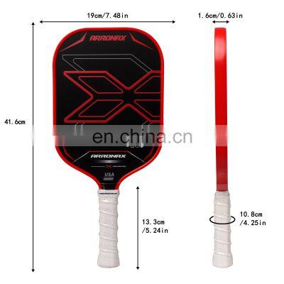 Arronax carbon friction surface Pickleball paddles high quality custom factory pickleball paddle