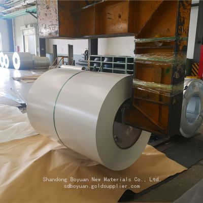 Boyuan RAL9003 Double-Sided 5+20 Coated Galvanized Aluminum Zinc Steel Coil