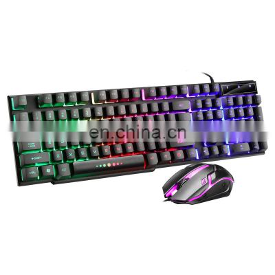 Mouse and keyboard game set keycap translucent mechanical keyboard and mouse cross-border