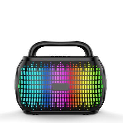 Custom Desk Table Portable Colorful Lights Speakers DIY TWS Wireless RGB Speaker photo-3