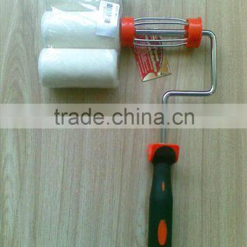 4" ROLLER WITH 3PC REFILLS 4PC 100mm paint roller set lint free