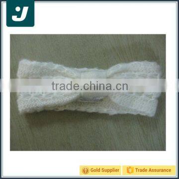New style wholesale fine quality white warmer knitted headband