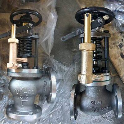 Chengzhi Marine Jis Standard Cast Steel Straight-through Right-angle Fuel Quick-closing Valve Jis F7399 Pneumatic/manual Quick-closing Valve