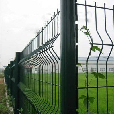 3D-gebogene geschweißte Paneel-Zäune für Außenbereich, Metall-Garten-Zäunepaneele, 3D-Drahtgitter-Zäunepaneele photo-3