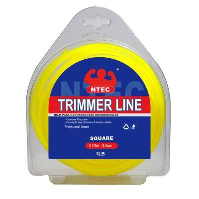 Nylon Trimmer Line Square Shape 1LB Blister Packing