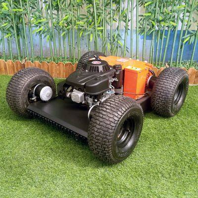 Vigorun Grass Cutting Machine High-Speed (6 Km/h) Wheeled Lawn Mower for Tea & Coffee Plantations