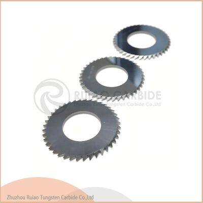 Tungsten carbide serrated blade
