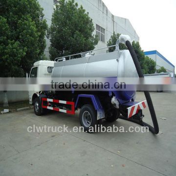 factory supply Dongfeng sewage suction truck, 4m3 vacuum sewage truck pump