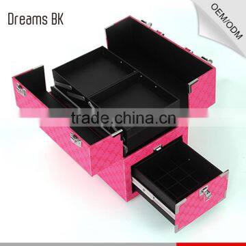 Guangzhou Factory Wholesale Makeup Case Nail Polish Cosmetic Case With Drawer photo-6