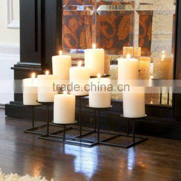 9 Candl Black Home Decorative Metal Crafts Votive Candle Holder