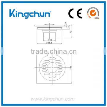 Good Quailty Floor Filler Basins Square Drainer Sink Waste Floor Trap Drains Floor Drain Grate ( J8007-D) photo-2