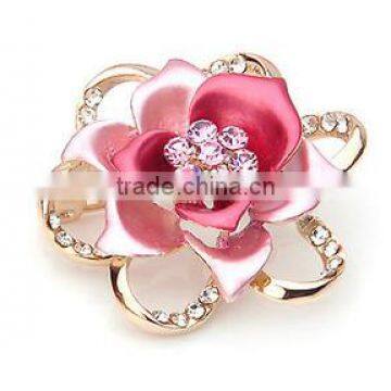 Classic Joker Set Crystal Rhinestone Flower Brooch photo-6