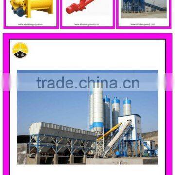 HZS60 stationary concrete/cement mixing plant,compact design concrete plant