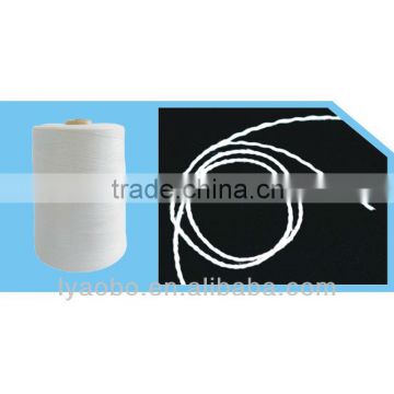 A202 raw white 100 virgin polyester civil sewing thread