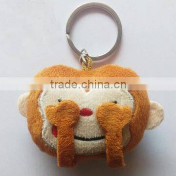 Free sample of Plush emoji monkey keychains/New monkey emoji keyring/Cute Emoji Monkey