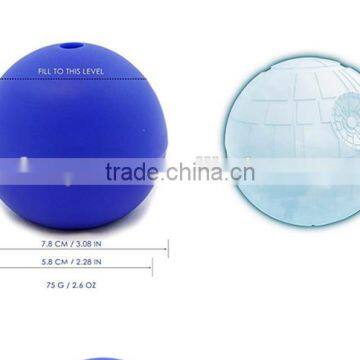 Food Grade Silicone BPA Free Ice Ball Maker , Ice Ball Sphere Mold For Whisky And Cocktail photo-4