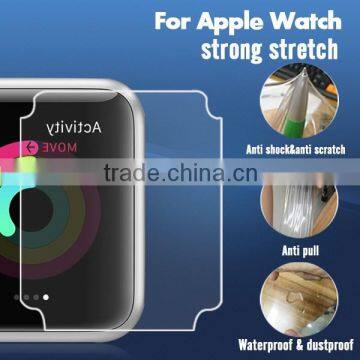 2015 New Design High Clear Full Cover Anti Shock Screen Protector High Flexibility Anti Shock Protective Film for Apple Watch photo-3
