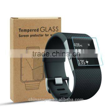 2016 Newest Tempered glass screen protector for Fitbit surge hot sale