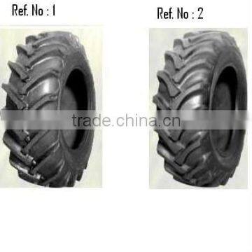 High Grade tires for agricultural tractors and implements. R1 F2 F3 R2 R3 Pattern. BIAS NYON Ply.