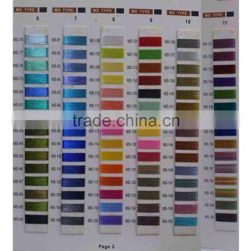 The Newest Trading Company ST/MS Type Fluorescent Bronze Metallic Yarn photo-4