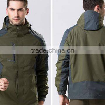 winter 3 in 1 jacket wholesale custom waterproof walkhard ski jacket for men