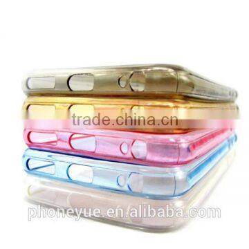 0.3mm thickness clear soft tpu mobile case for iphone 6