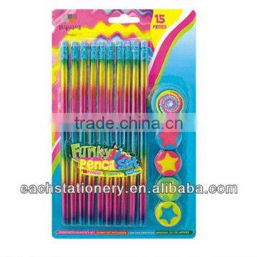 kids pencil set with sharpener