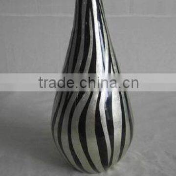 An unique design: A 5/20xH42cm beautiful Vietnam lacquer flower vase