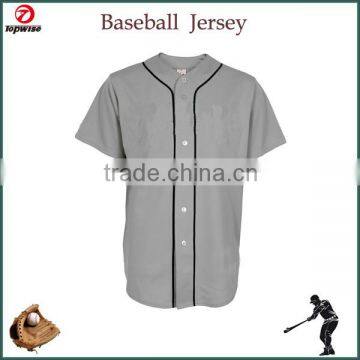 Digital printing anti-uv 100% polyester baseball jersey