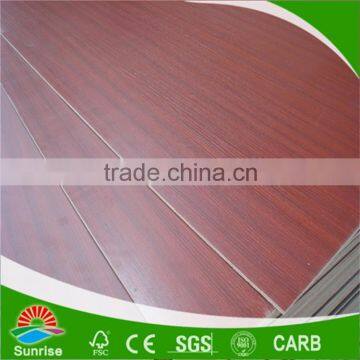 White laminated melamine MDF board