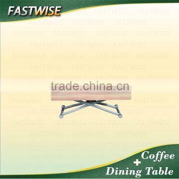 China Wooden Convertible Transformable Coffee Table Dining Table 2in1 for Dining Room photo-4