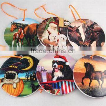 2015 newst promotional Custom Design Ceramic home Decor round Trivet