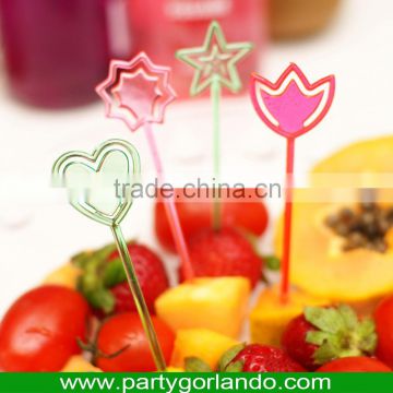 start plastic picks for decoration